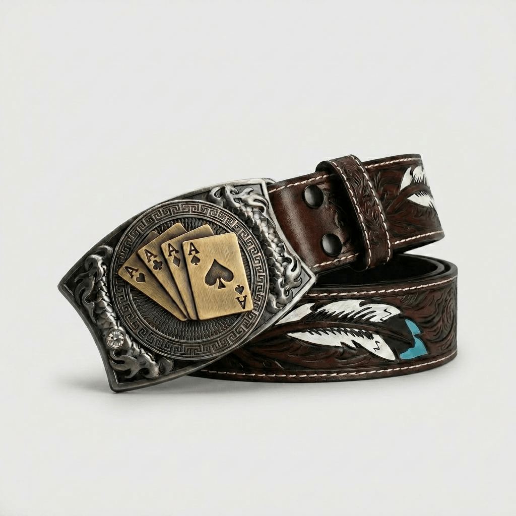 Bennett Silver Spades Belt