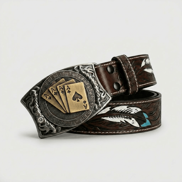 Bennett Silver Spades Belt